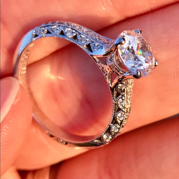 Tacori Jewelry - Tacori Classic Crescent 18kt White Gold